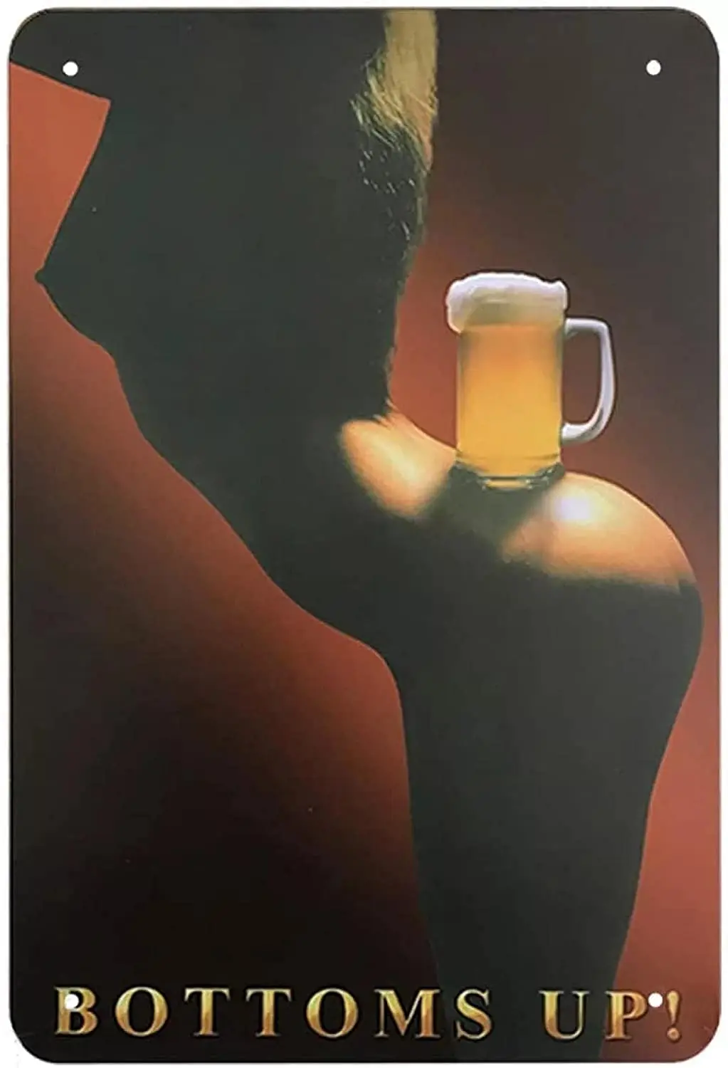 

Девушка и вино жестяной знак пивной бар-клуб металлический постер девушка официанта железная Живопись 12*8 дюймов