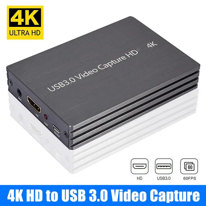 

Адаптер для захвата видео NK-S300 4K HD к USB 3,0, USB 1080, P, 60 кадров в секунду, Full HD, для игр, прямой трансляции без задержки