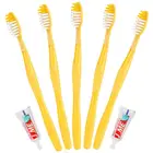20101 шт портативная одноразовая Мягкая зубная щетка для путешествий, отель, ванная комната с зубной пастой, набор для ухода за полостью рта, щетка для чистки зубов TSLM1