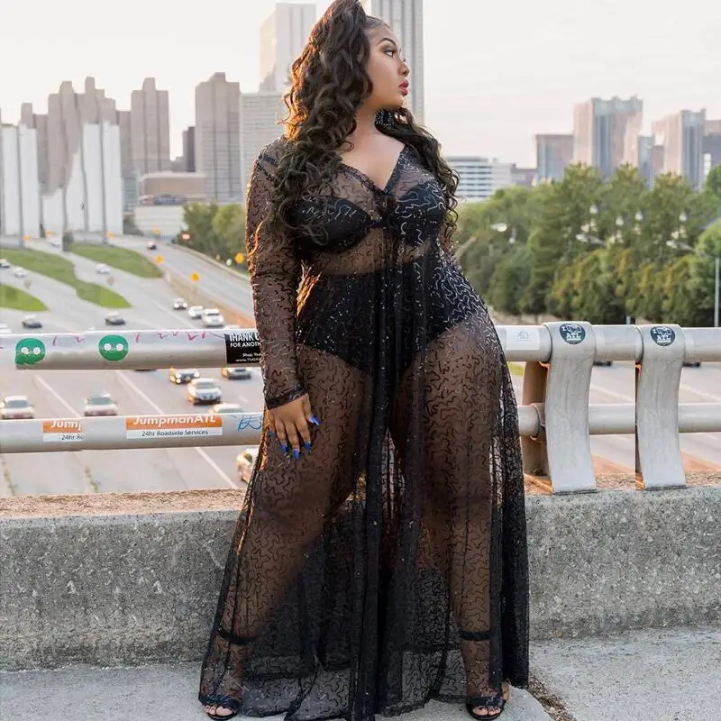 Женское вечернее платье макси с V-образным вырезом | Женская одежда