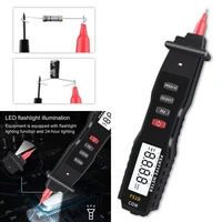 mini digital multimeter smart lcd voltage detector tester portable dc ac voltage ohm continuity hz ncv backlight pocket meter