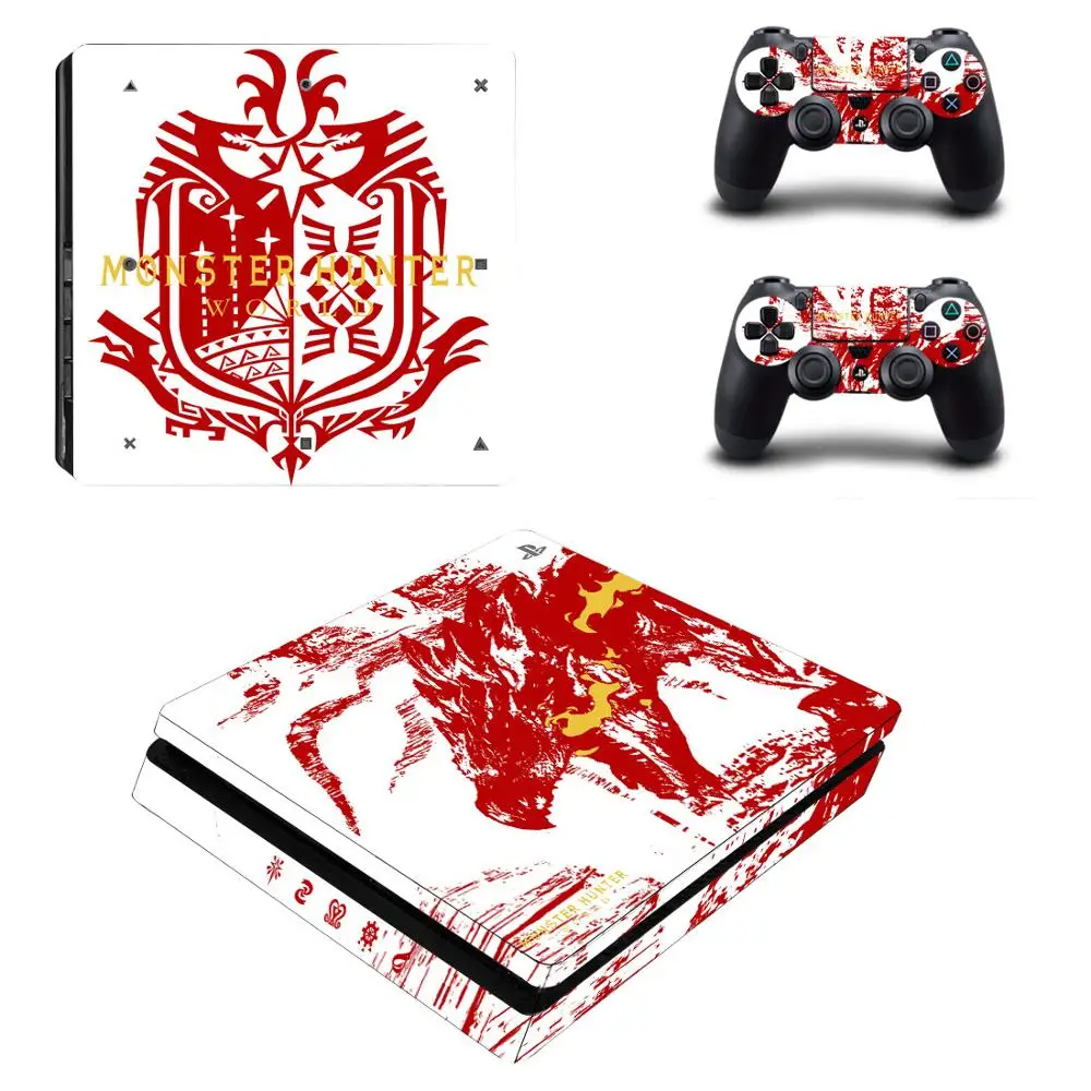 Игроманов костюм Монстер Хантер для Мир PS4 чехол игры Slim кожи Стикеры тонкий