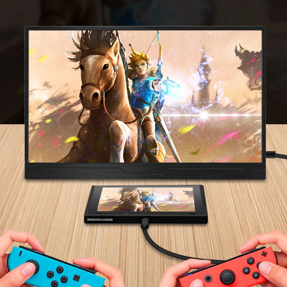 Портативный светильник с узкой рамой HD монитор для Ps4 Xbox Ns игровая консоль