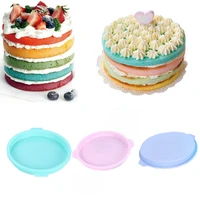silicone rainbow cake pan tray moulds bakeware non stick baking mold 8 round