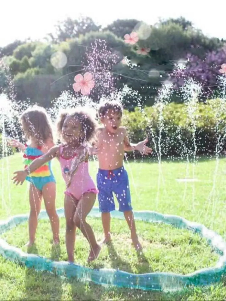 

children's outdoor water Spray ring in summer / Children's water playing beach toys / lawn beach game water Spray ring