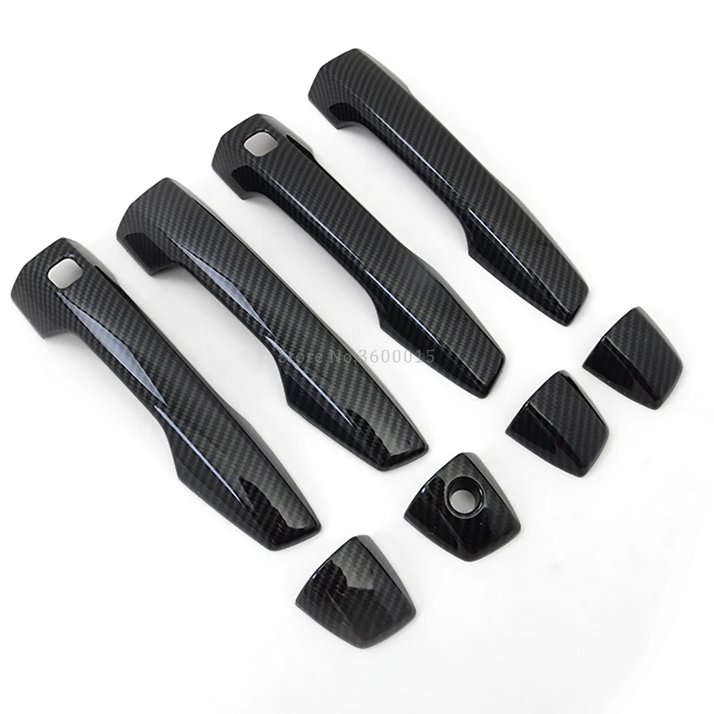 Накладка на дверную ручку из углеродного волокна для Mitsubishi Eclipse Cross 2017 2019