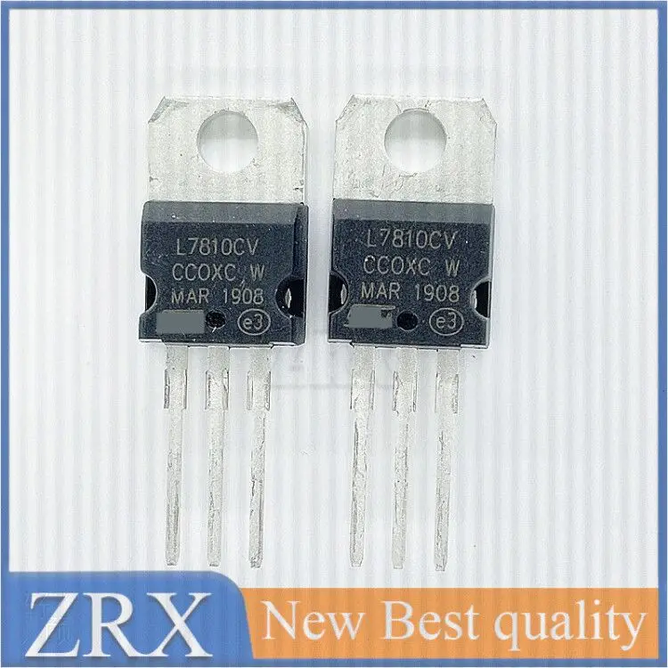 10PCS New original l7810cv three terminal voltage regulator | Battery Accessories &amp Charger
