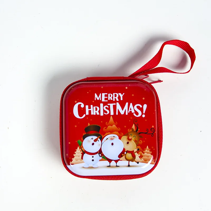 Navidad рождественские украшения для дома, рождественский подарок, сумка для монет, Рождественский Декор, год, Q - Цвет: Square D