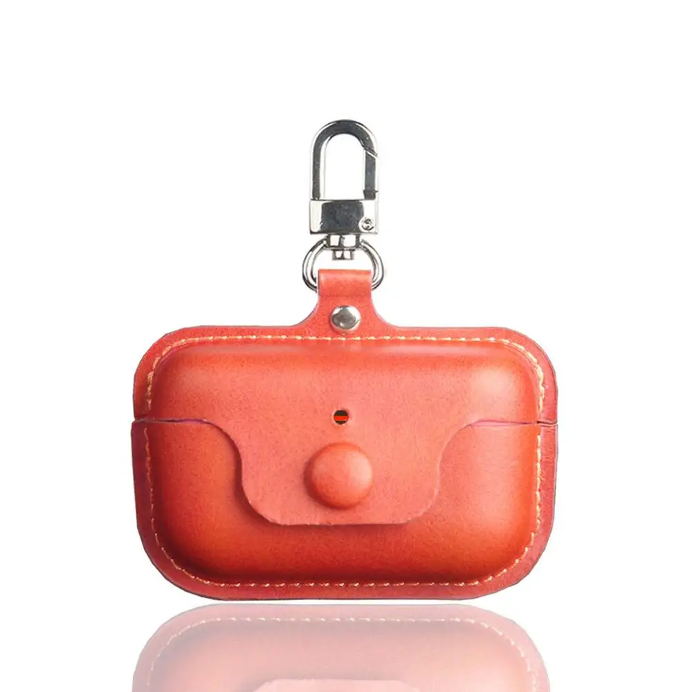 

Luxury Leather Case for s ony WF- H800 Bluetooth Headset Protective Cover with Key Chain for s ony WF- H800 harging Box Protable