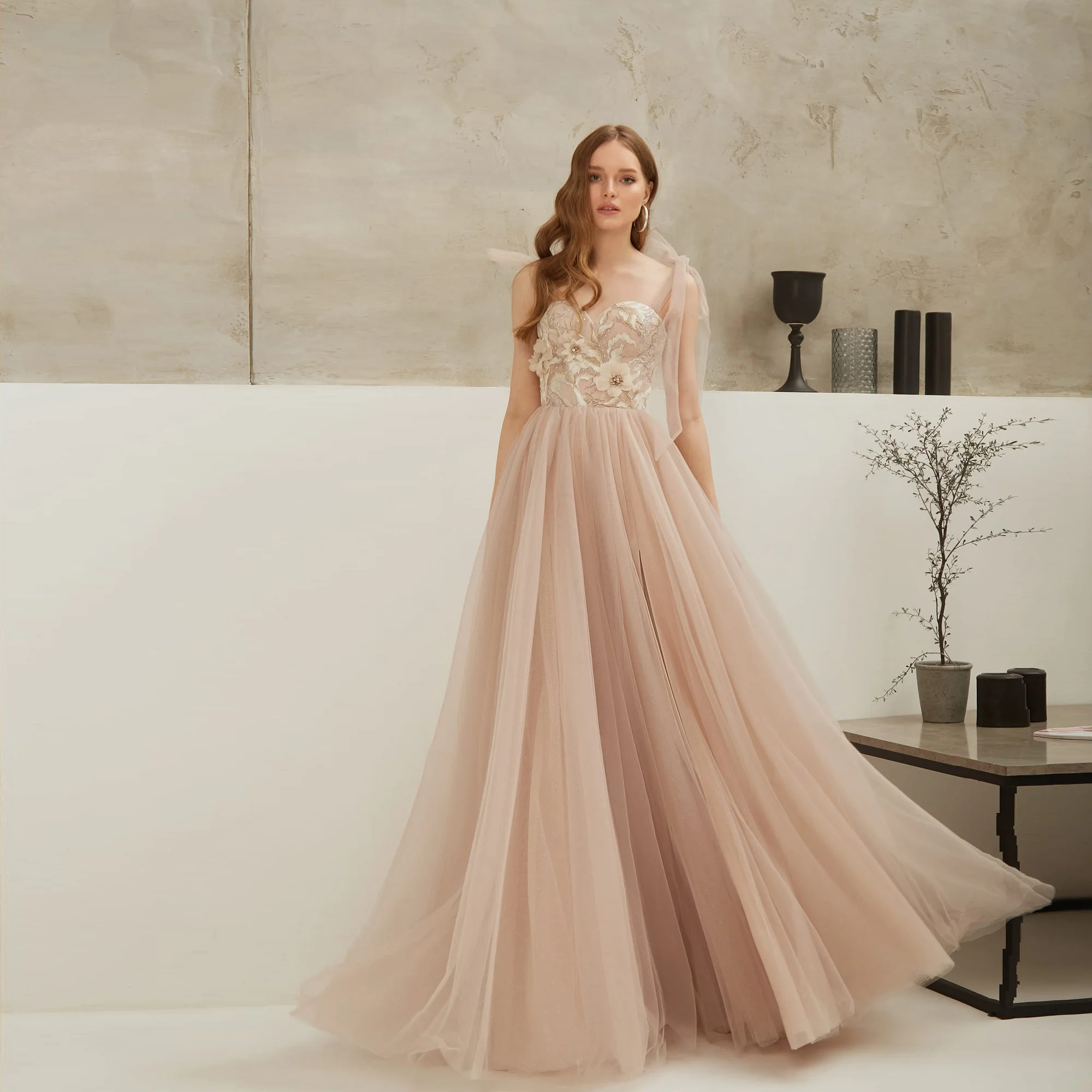 

Женское винтажное вечернее платье, элегантное бальное платье до пола с аппликацией и бантом на бретельках, 2021
