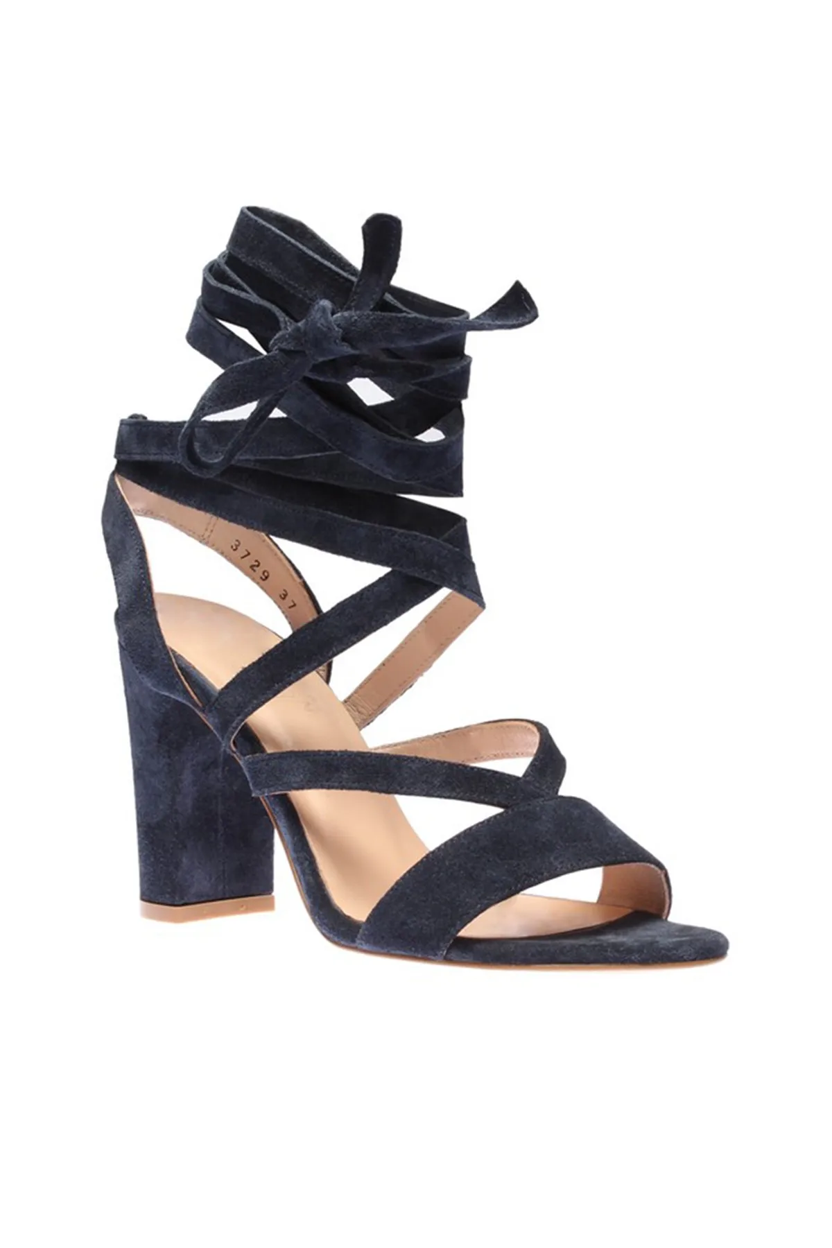 Жемчуг натуральная кожа темно синий Для женщин обувь на высоких каблуках