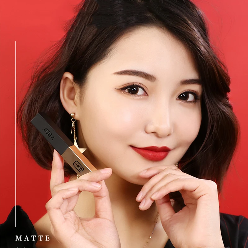 

Semi Velvet Lipstick Nude Rich Color Waterproof Moisturizing Long Lasting Lightweight Lips Makuep 6 Colors