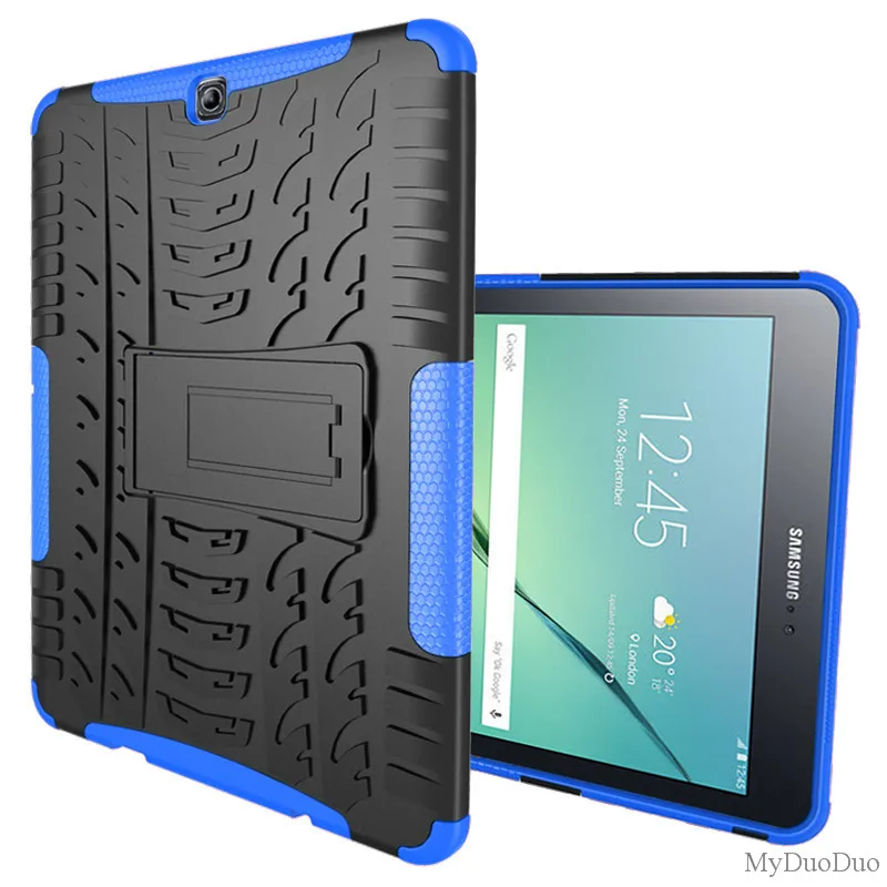 Armor Dazzle Impact Heavy Duty KickStand Tablet Case For Samsung Galaxy Tab S2 9.7" T810 T815 Hard Back Cover Protector Shell |