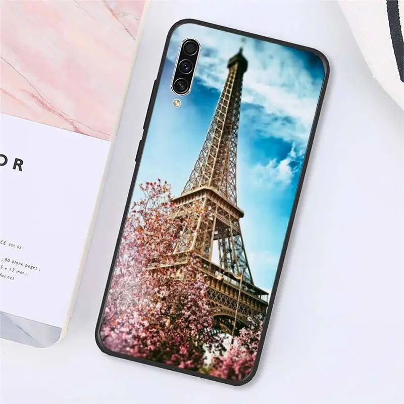 

French Paris Eiffel Tower Romantic Phone Case For Samsung galaxy A S note 10 7 8 9 20 30 31 40 50 51 70 71 21 s ultra plus