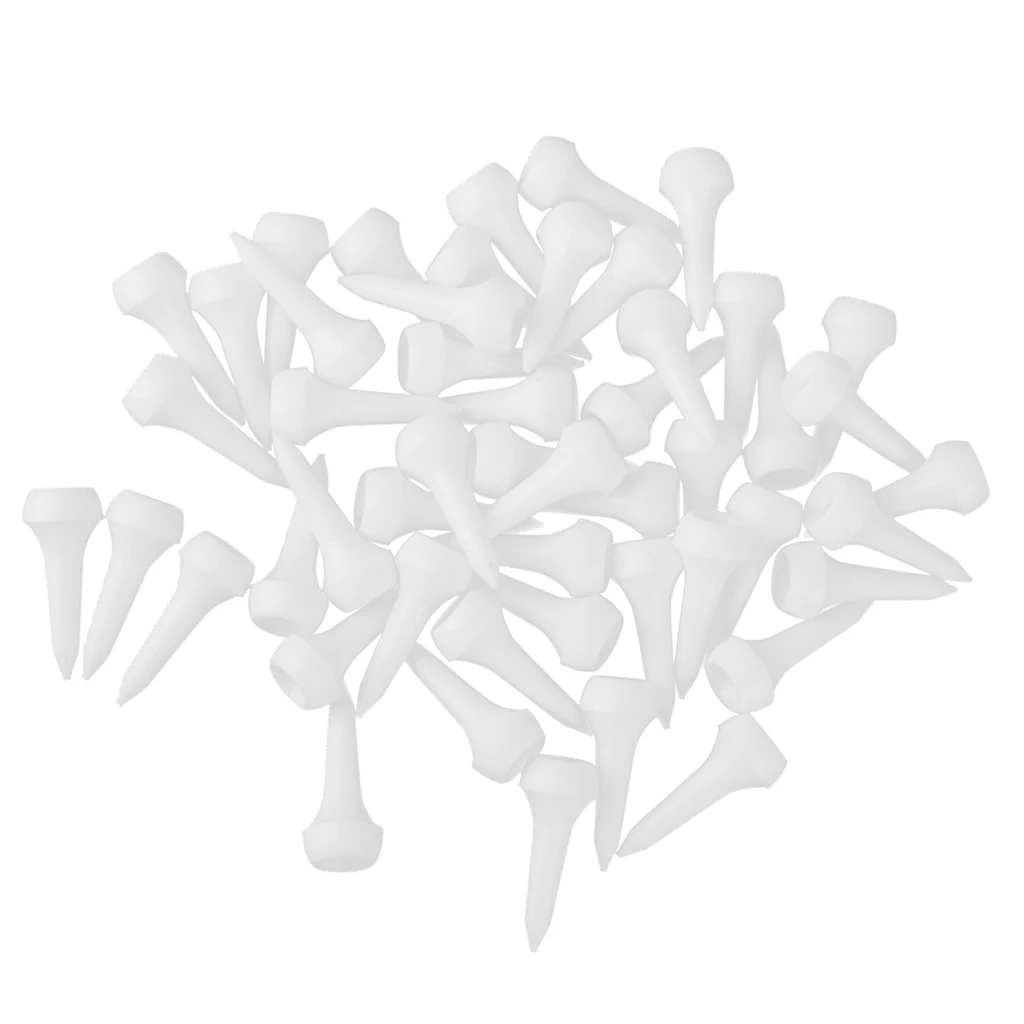 

Набор из 50 профессиональных белых пластиковых тройников для гольфа 35 мм (1 3/8 дюйма)