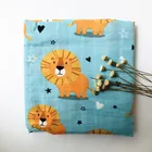 Муслиновое одеяло для новорожденных, 60x60 см