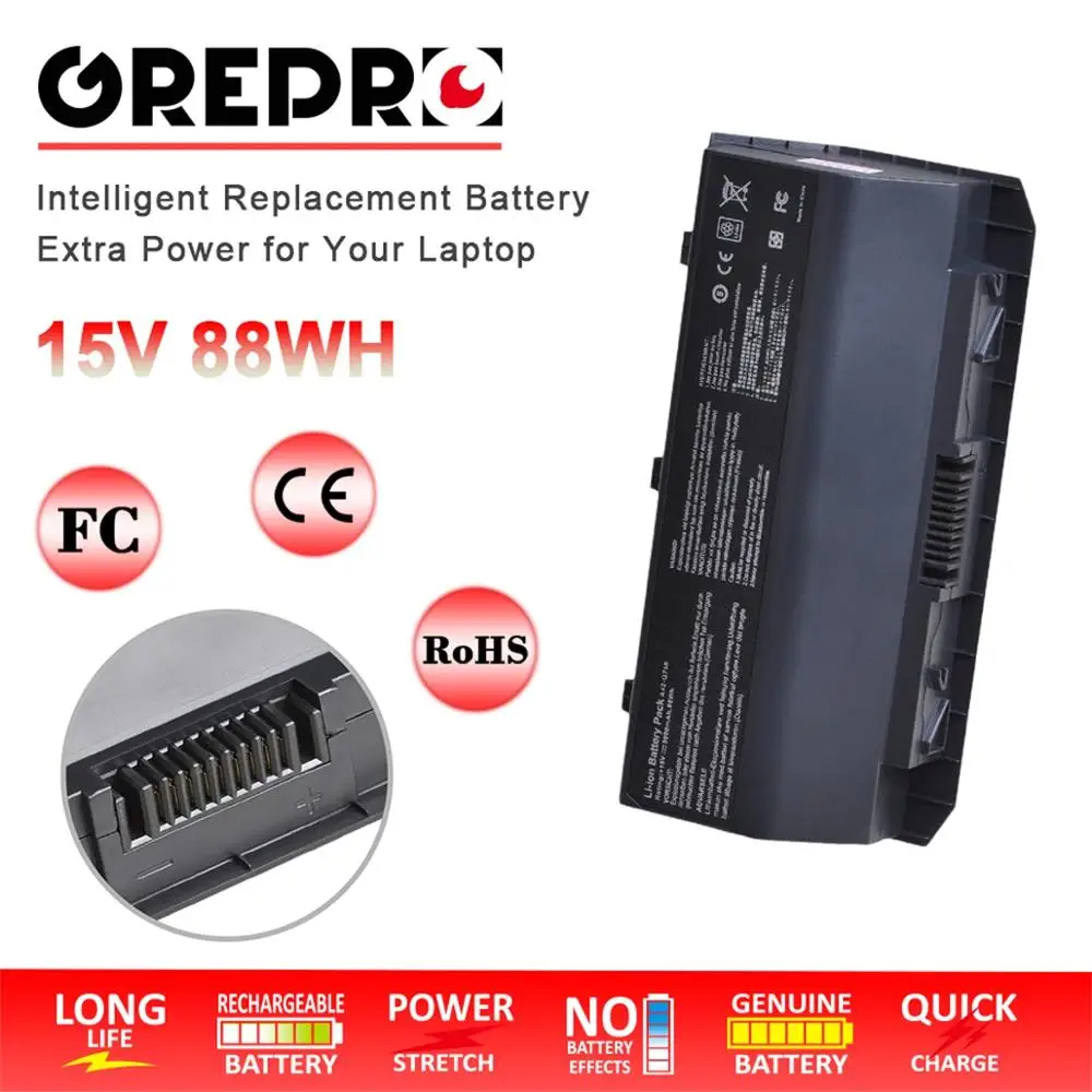 15 В 88WH A42-G750 Оригинальный аккумулятор для ноутбука asus ROG G750 G750J G750JH G750JM G750JS G750JW G750JX