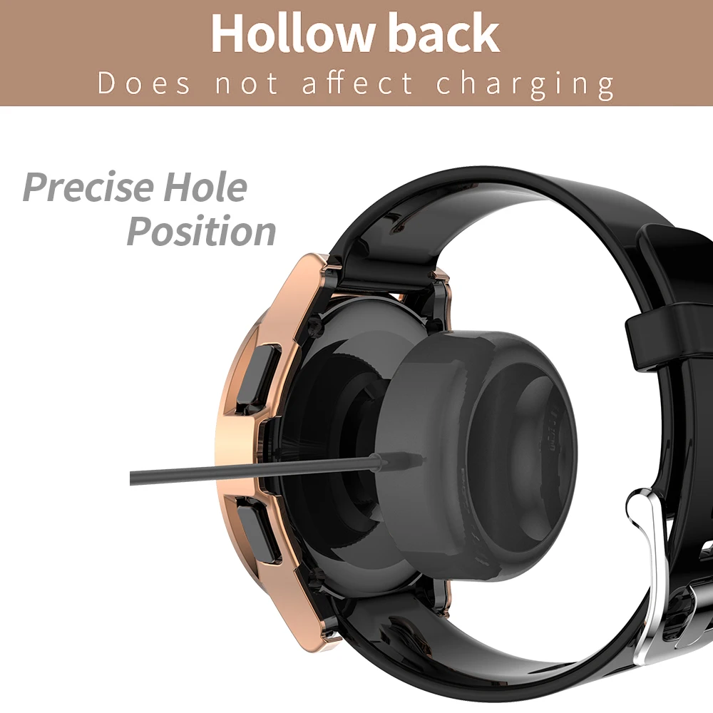 Lightweight Hollow Diamond PC Case for Samsung Galaxy Watch 5 4 Cover 40mm 44mm Watch4 Classic 42mm 46mm Women Protective Bumper