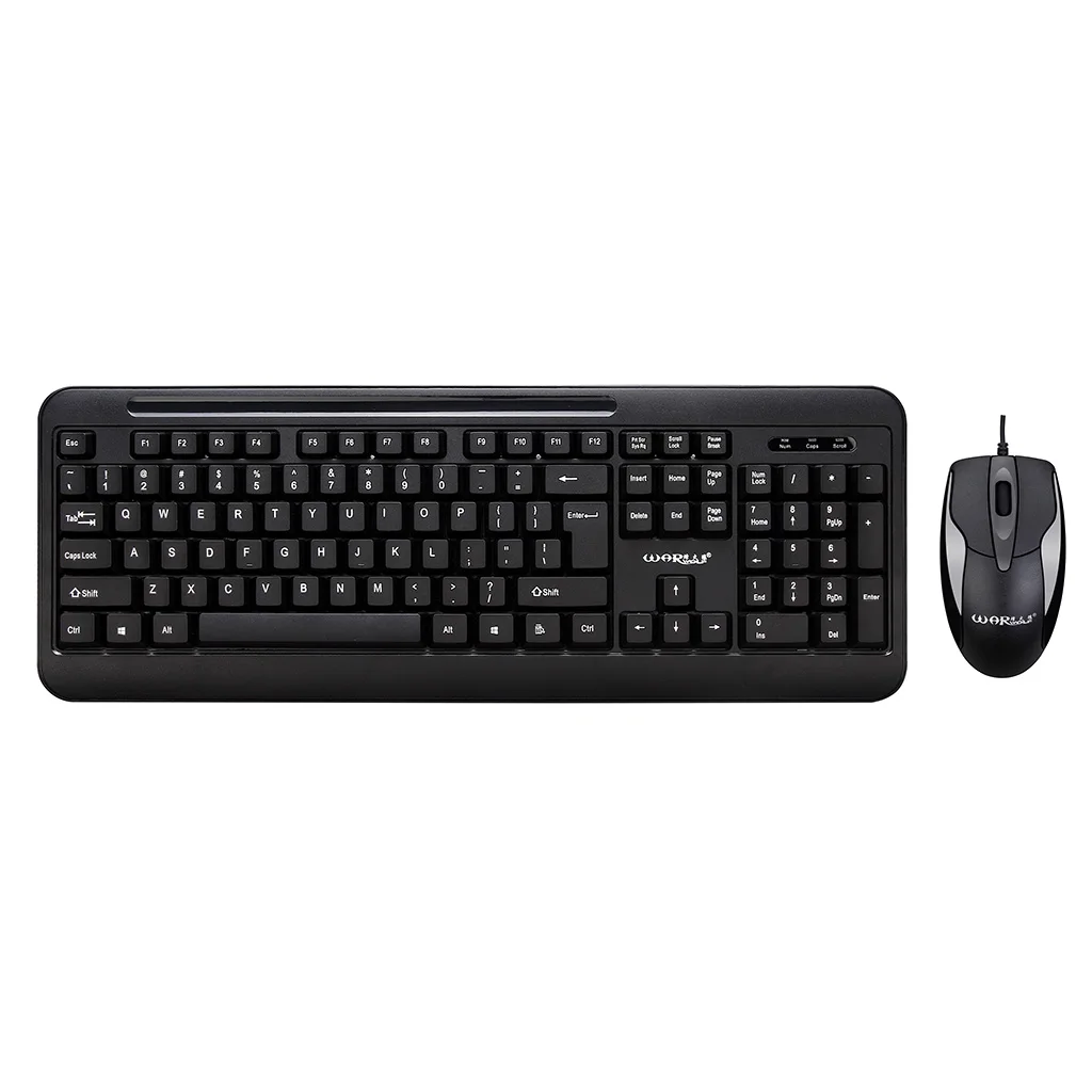 

Wired USB Keyboard & Mouse Combo Set, , Plug and Play Technology