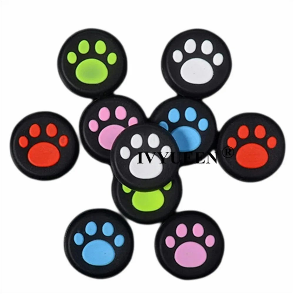 IVYUEEN 100 шт. резиновые силиконовые аналоговые палочки с когтями для кошек ручки