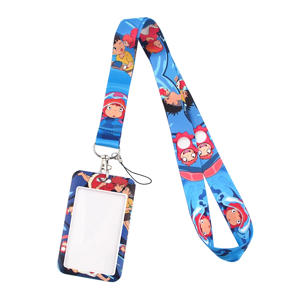 

JF314 Goldfish Princess Anime Neck Straps Lanyards for Key ID Card Pass Gym Cellphone USB Badge Holder DIY Hanging Rope