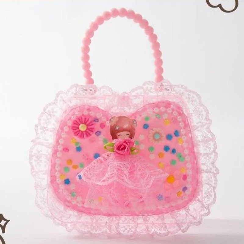 Princess Craft Toys Искусство ремесла Сделай Сам Игрушки для девочек творчества Сумки из натуральной кожи, ролевые Kawaii ручной работы Материал комплект для девочек игрушка кукла 3/4/5/6/7/8 лет - Цвет: Princess Craft Toys