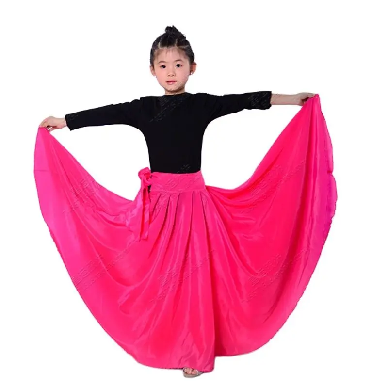 Юбка для танца фламенко одежда испанского красный сценический костюм женское