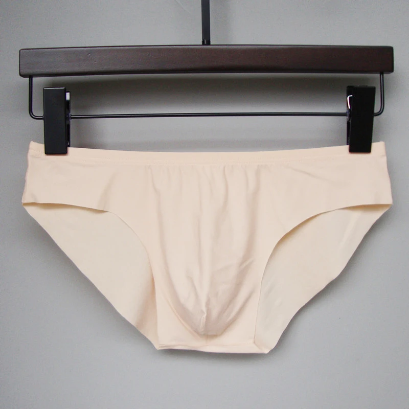 Мужские трусы сексуальные тонкие низкая посадка прозрачные выпуклый мешочек