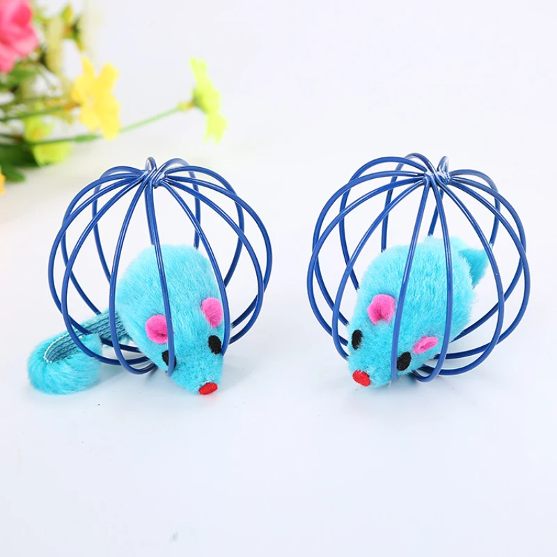 

FAST SHIP! Self-help Toys New Candy-colored Cat Toy Cage Rat Pet Interactive Training Supplies Color Random Pet Accessories