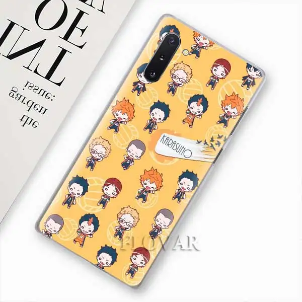002 Аниме Haikyuu телефонные чехлы для samsung Galaxy Note 10 S10 плюс 5G S10e A30 A40 A50 A60 A70 M40 жесткий чехол - Цвет: 002