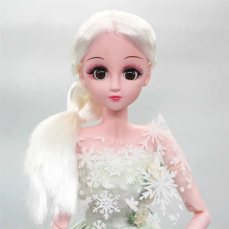 Кукла шарнирная 60 см макияж Обнаженная модный подарок для девушки многослойное