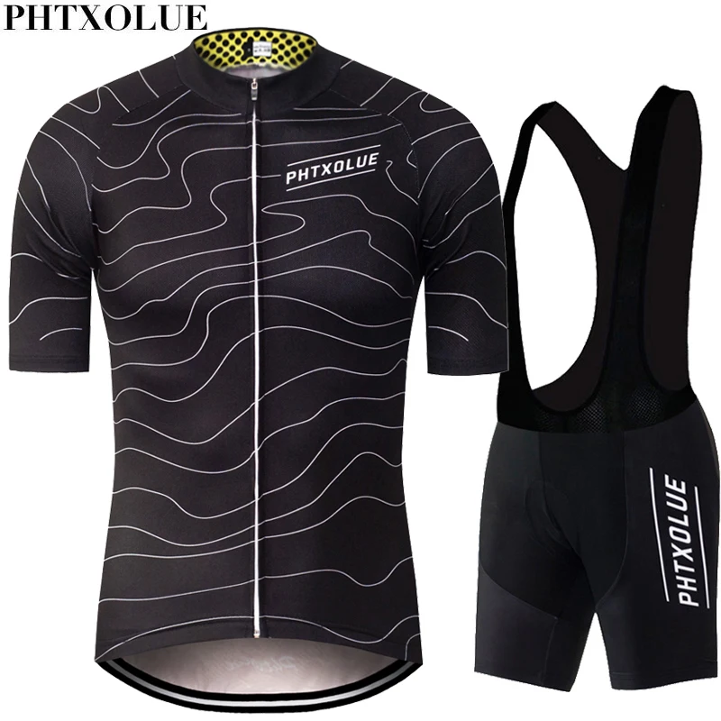 Phtxolue Pro велосипедные наборы дышащая одежда для лета Mtb короткий велосипед Джерси