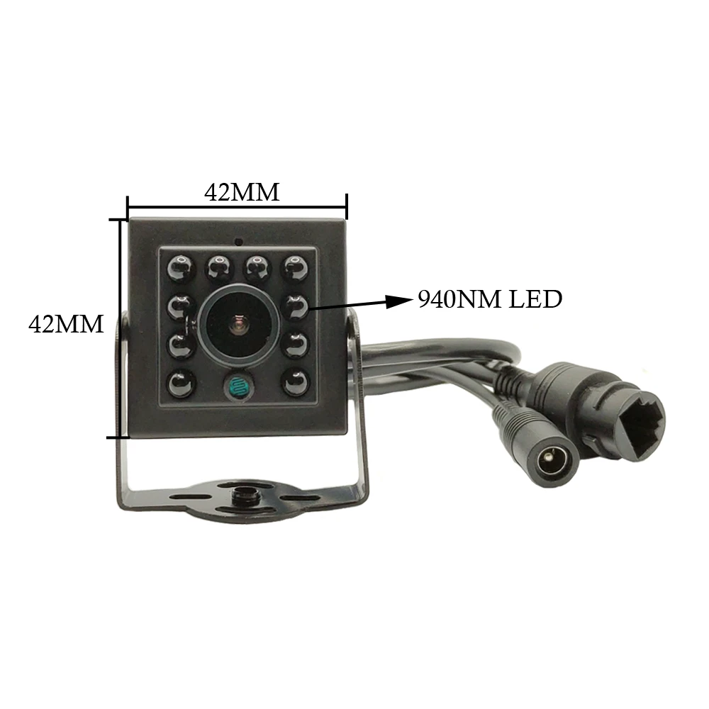 HD 2MP/3MP/4MP ip-камера инфракрасного ночного видения не светит 940NM светодиодный ip-камера видеонаблюдения для дома