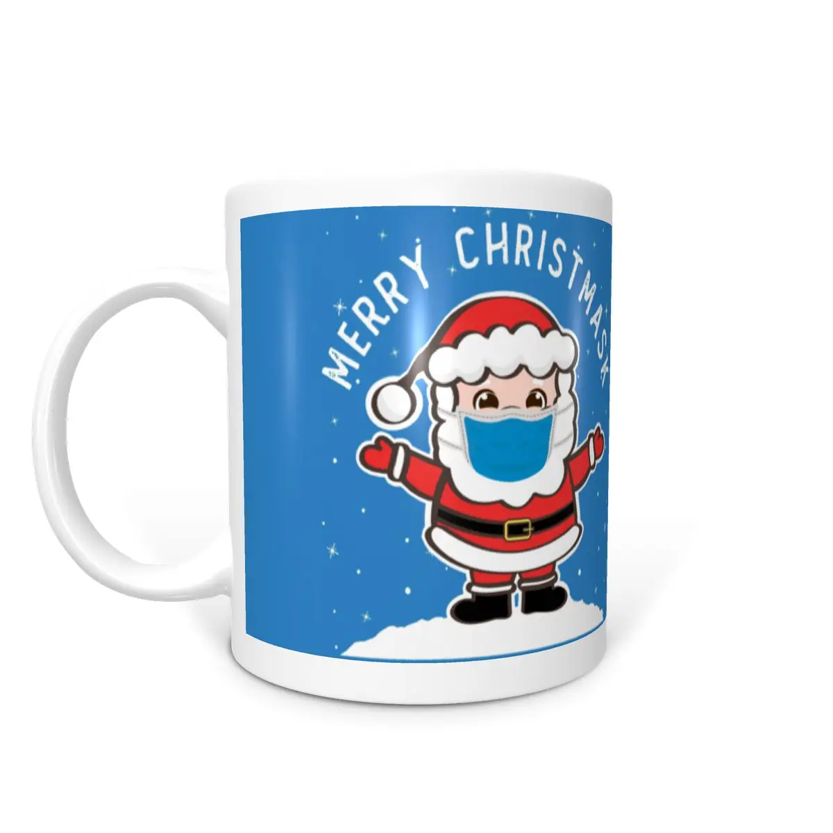 Рождественская маска карантин X Санта уродливый свитер кружки милый Кофе Чай