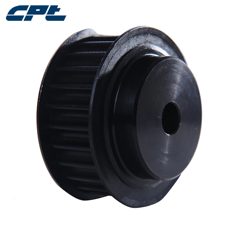 HTD8M 38 зубьев 14 мм Внутреннее отверстие без ключей стальной фланцевый зубчатый