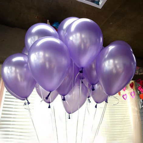 10inch 1.5g LiPurple 10 шт блестящие металлические латексные шары с жемчугом толстые Хромированные Металлические надувные воздушные шары Globos Metalicos украшение для дня рождения - Цвет: 10inch 1.5g LiPurple