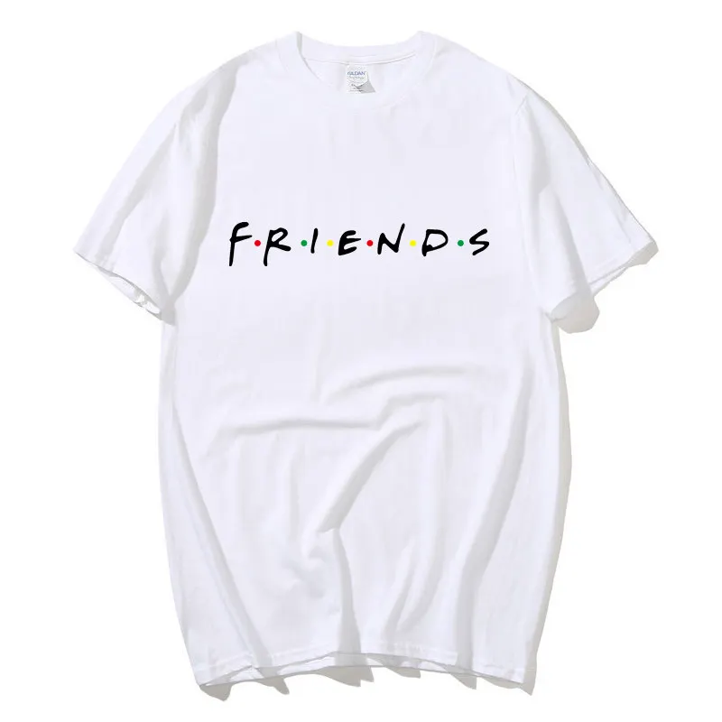 

Men's Tv Friends Harajuku Funny Cotton T Shirts Unisex Summer Workout Tshirts Women Hip Hop Tops Boyfriend Gift