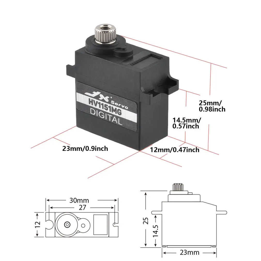 Hoge teit Jx аксессуары для серводвигателя/DC5821LV/ CLS6322HV/PDI 1151MG/PDI HV5523MG/PDI 2504MG /PDI 1181MG|Наборы