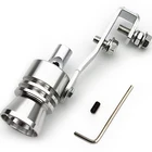 Универсальный глушитель для мотоцикла, размер S, 18 мм, с турбозвуком, выхлопная труба, клапан-симулятор, Аксессуары для автомобилей