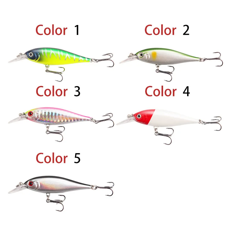 

1pcs/lot lure long-term submerged long-tongue bait strengthened three hooks, siniperca, bionic hard bait fishing gear