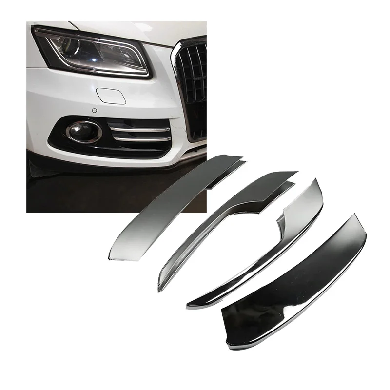 

Car Front Fog Lamp Grille Cover Trim Strip Car Decorative for- Q5 2012-2016