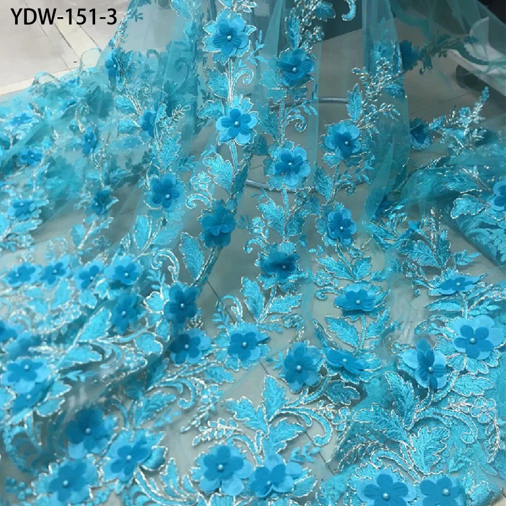 Новинка 2020 французские нигерийские кружева ткани высокого качества тюль 3d