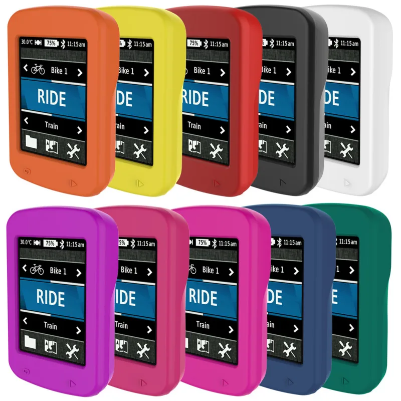 

Clear PET Screen Protector Anti-Scratch Film For Garmin Edge 820 E820 GPS Bicycle Fall Protection Silicone Cover Anti-knock Case