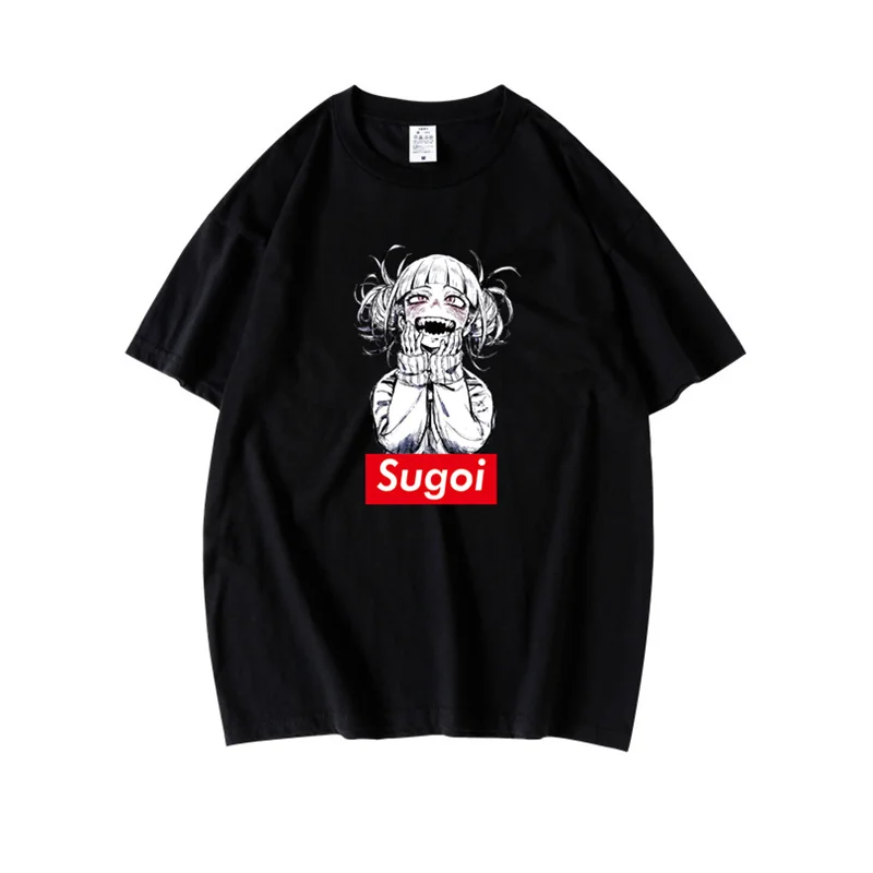 

Футболка senpai химико Тога Boku No Hero Академия аниме waifu футболка 90-х забавная Повседневная ulzzang Tumblr женская футболка гранж