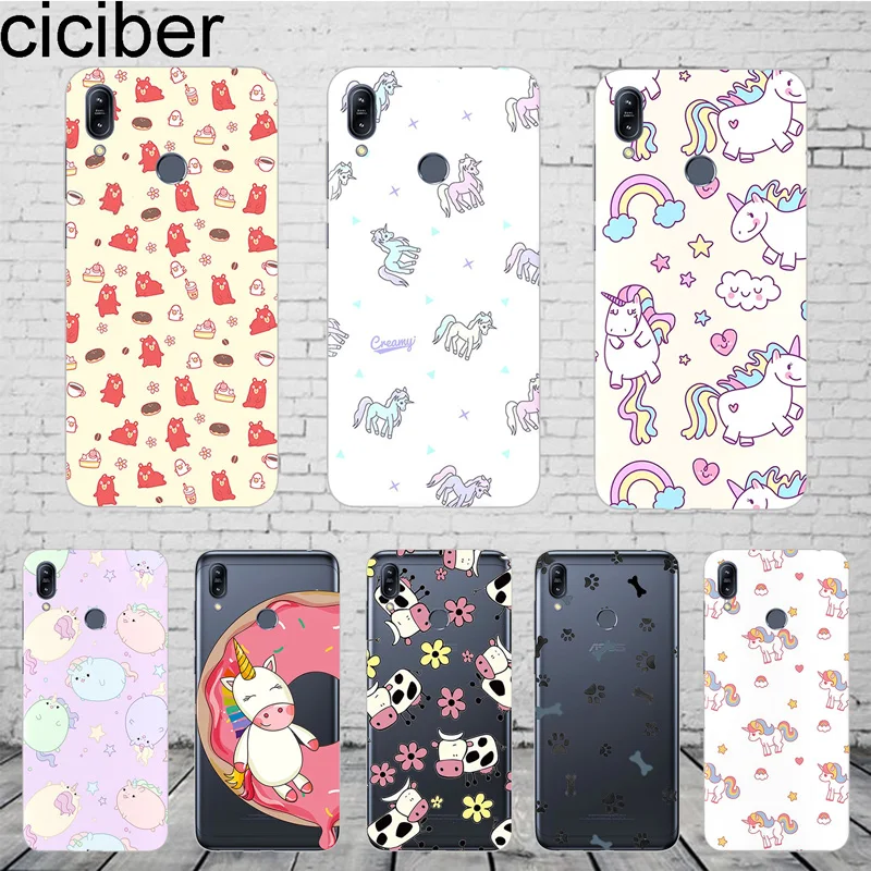 Чехол для телефона из ТПУ ciciber Animal Unicorn Для ASUS Zenfone Max Pro M1 ZB601KL ZB602KL ZenFone M2 ZB631KL