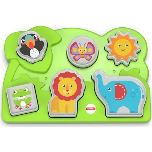 Fisher Price Fun Jigsaw 6 Large Piece Easy Baby Puzzle GCM81 | Игрушки и хобби