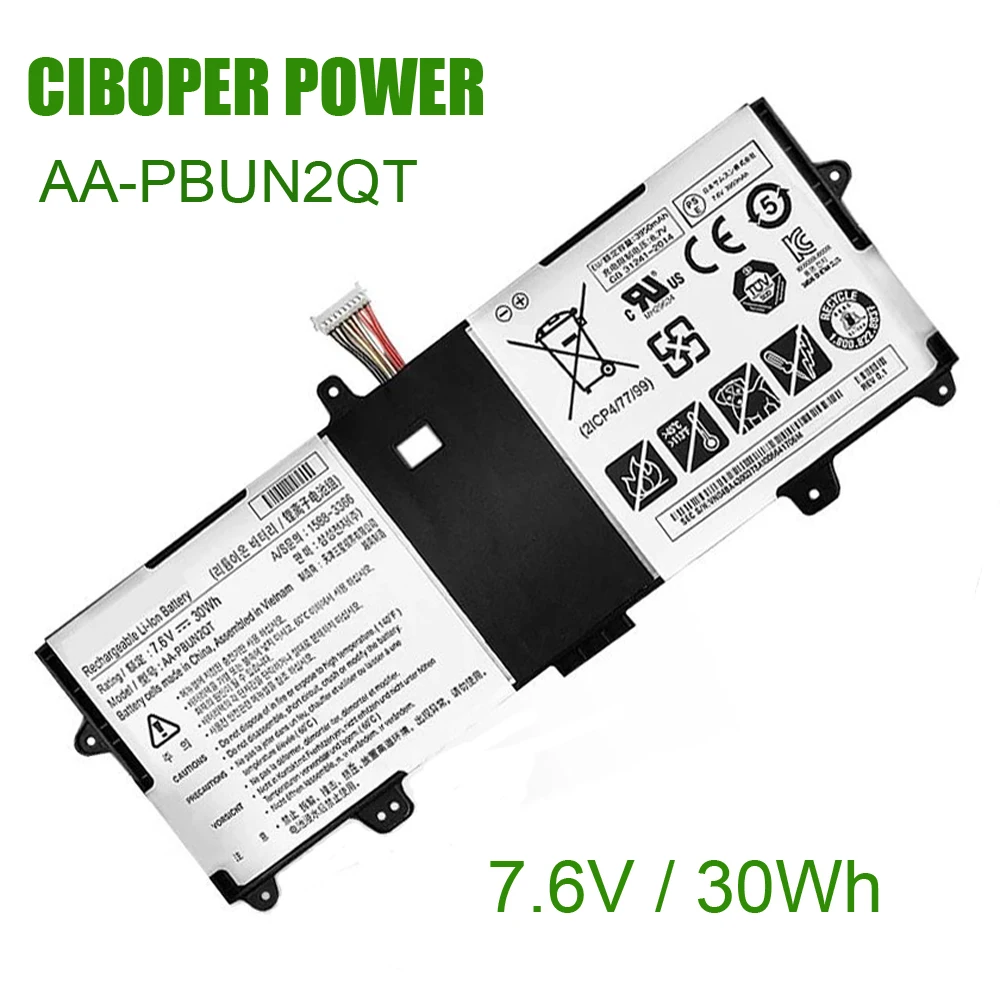 CP Original New Laptop Battery AA-PBUN2QT 7.6V 30Wh For 900X3L-K01 900X3L-K04 NP900X3L-K02CN Laptop Compatible With AA-PBUN2LT