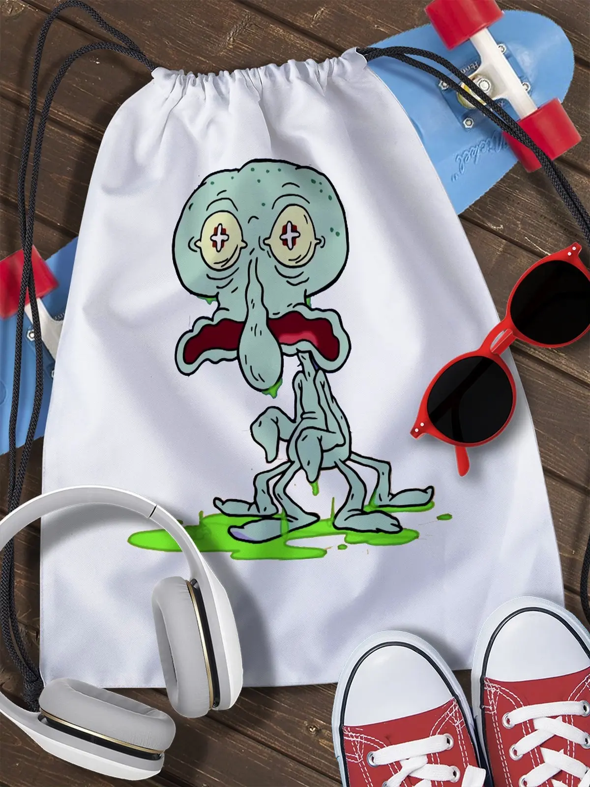 Фото Сумка мешок для обуви Spongebob(спанч боб spongebob патрик сквидворд гэрри губка спанч) - 13 Сумка мешок для обуви Spongebob(спанч боб spongebob патрик сквидворд гэрри губка спанч) - 13