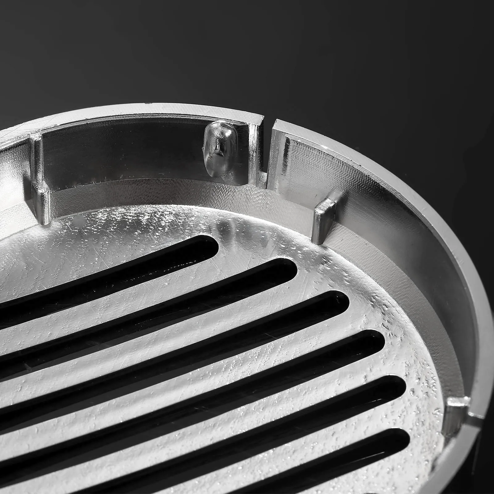 Мотоцикл 3 5 мм рога хромированная круглая шлицевая решетка автомобильный рожок