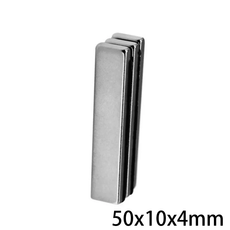5 ~ 30 шт. 50x10x4 мм Поиск основных квадратов магнит 50 * 10 мощный сильный блок с